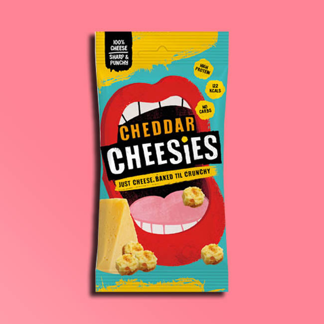 Cheesies - Popped Cheese Keto Snacks - Cheddar