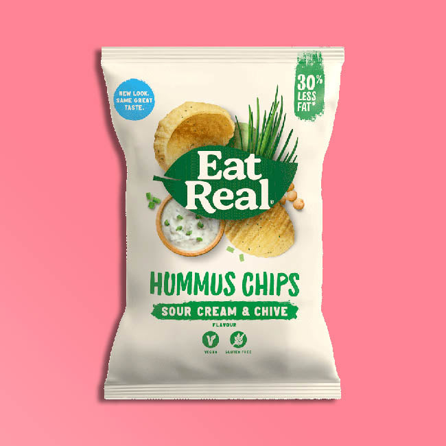 Eat Real - Hummus Chips  - Sour Cream & Chive