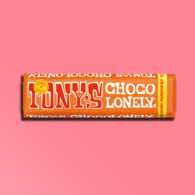 Tony's Chocolonely - Mini Chocolate Bars - Milk Chocolate, Caramel and Sea Salt