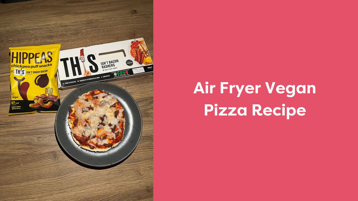 Air Fryer Pizza Recipe - BEST EVER! (dairy-free/vegan option)