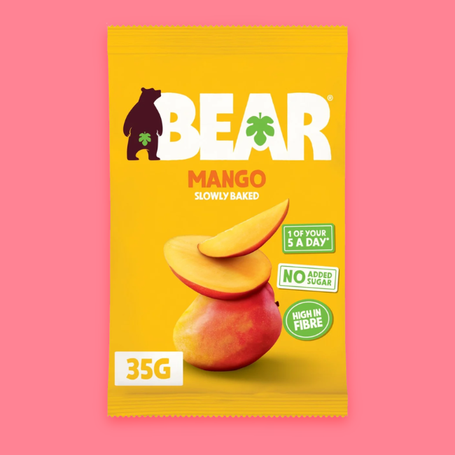 Bear Fruit - Dried Fruit Snack Packs - Mango
