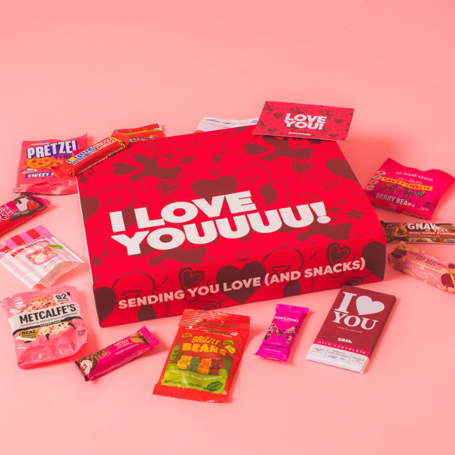 I Love You Snack Box