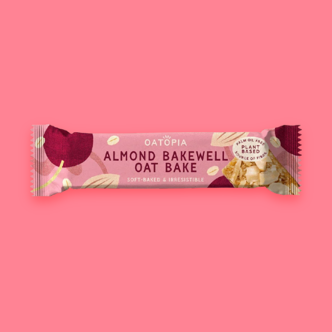 Oatopia - Oat Bake Flapjacks - Almond Bakewell