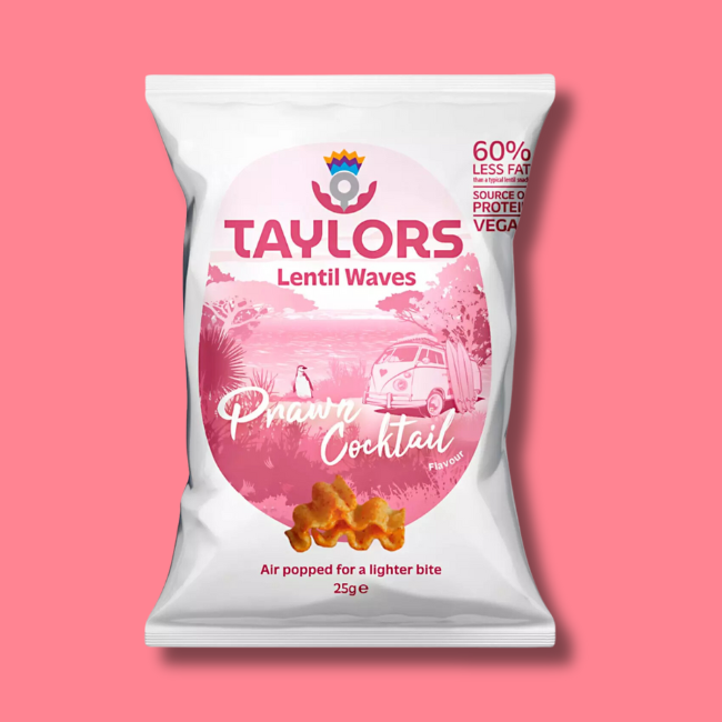 Taylors Crisps - Prawn Cocktail Lentil Waves