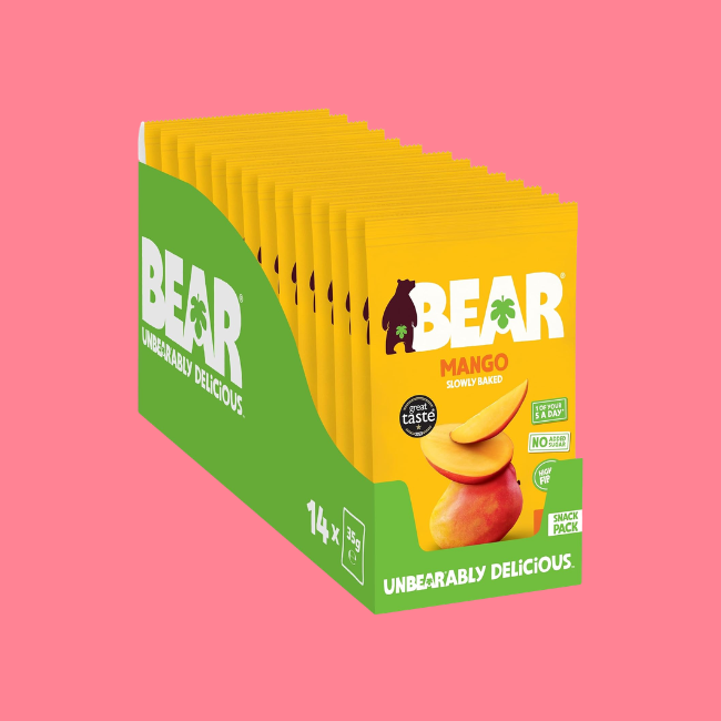 Bear Fruit - Dried Fruit Snack Packs - Mango