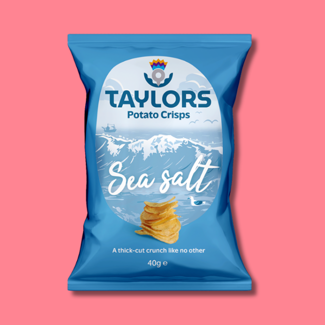 Taylors Crisps - Sea Salt Potato Crisps