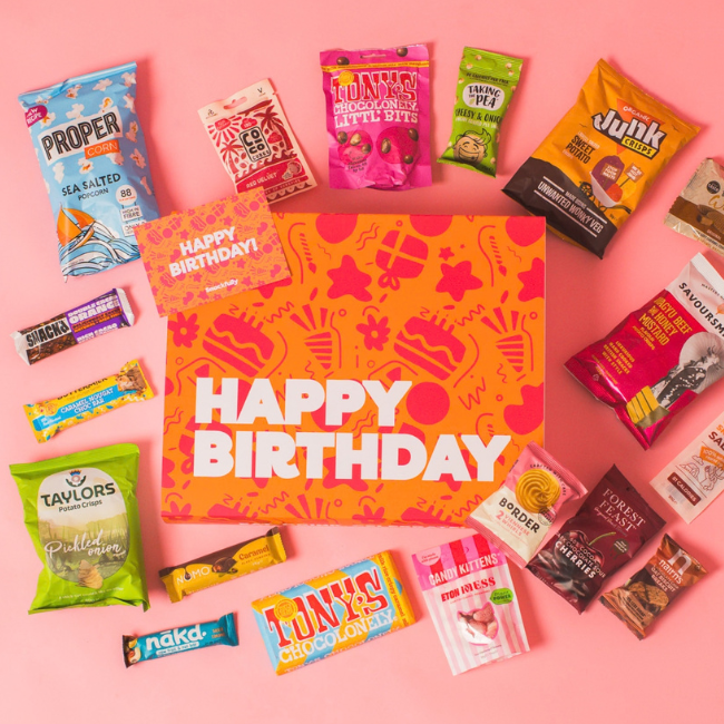 Happy Birthday Snack Box