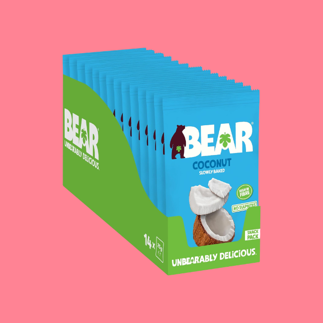 Bear Fruit - Dried Fruit Snack Packs - Coconut Chips