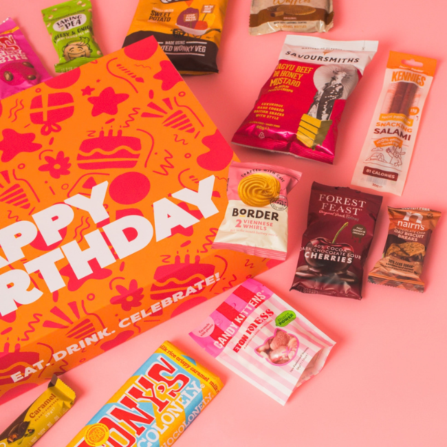 Happy Birthday Snack Box