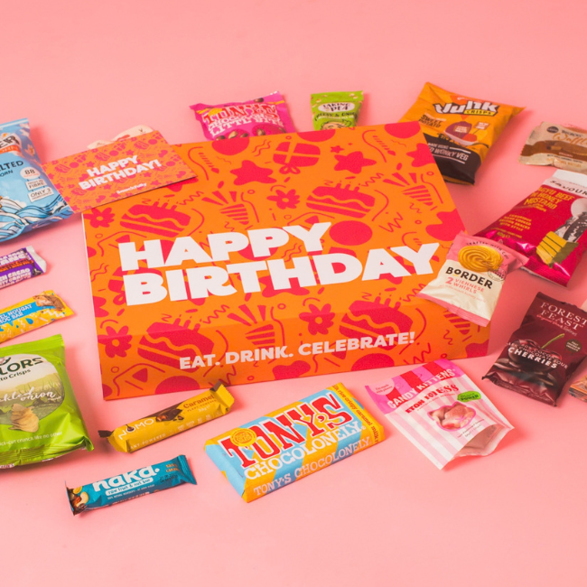 Happy Birthday Snack Box