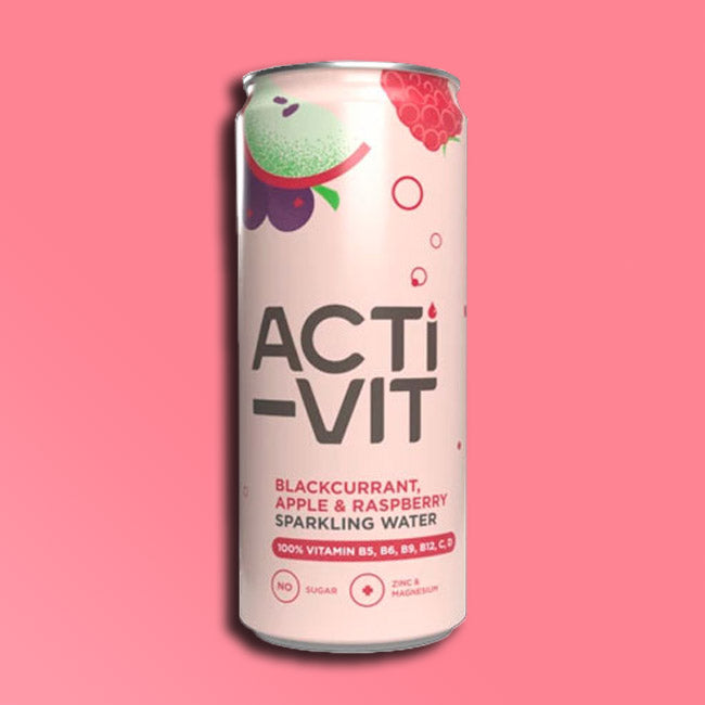 ACTI-Vit - Sparkling Vitamin Waters - Blackcurrant, Apple & Raspberry