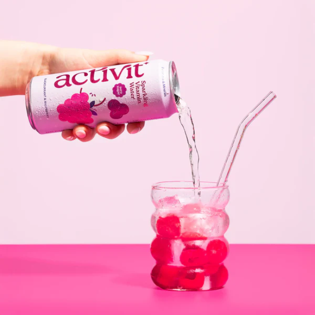 ACTI-Vit - Sparkling Vitamin Waters - Blackcurrant, Apple & Raspberry