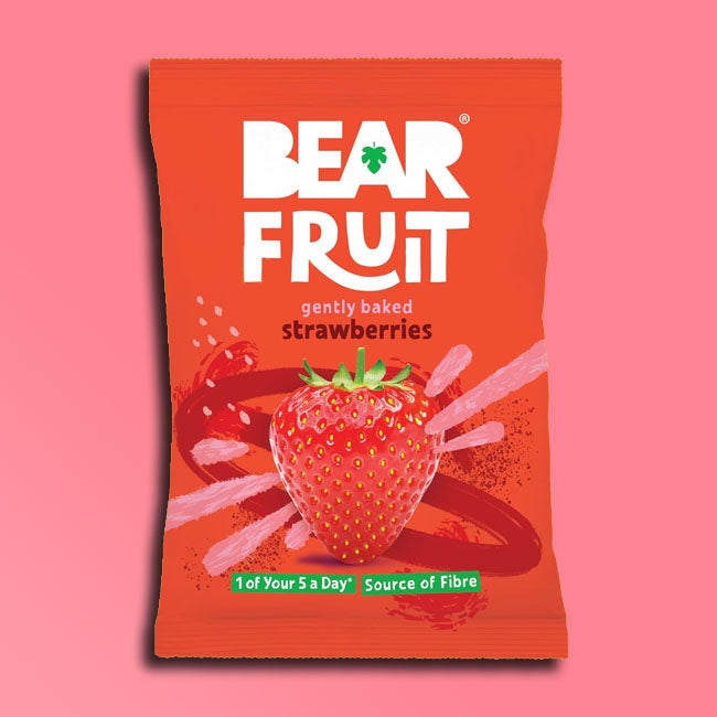 Bear Fruit - Dried Fruit Snack Packs - Strawberry