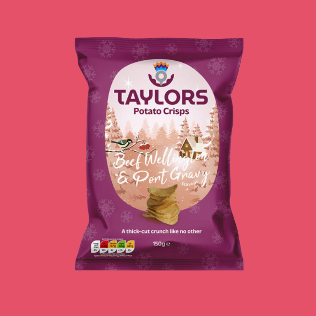 Taylor's Crisps - Beef Wellington and Port Gravy Potato Crisps