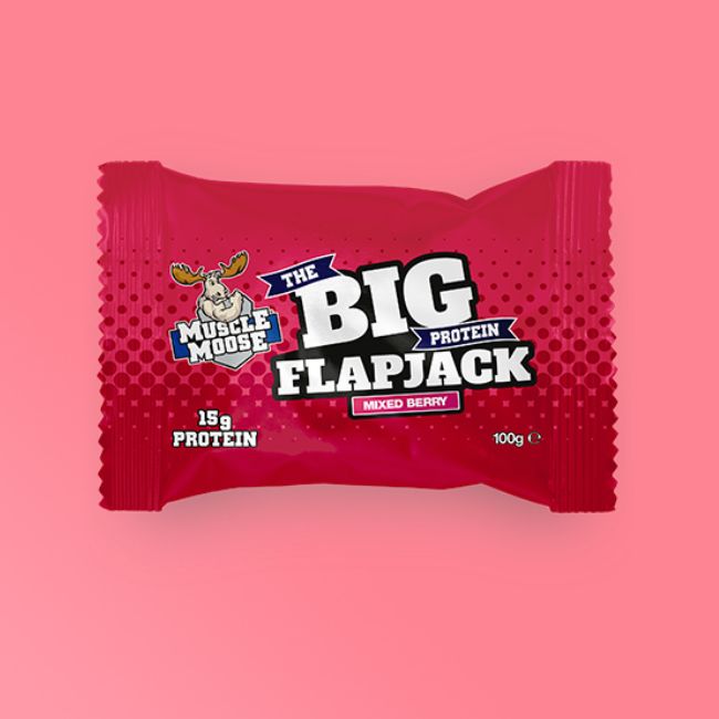 Muscle Moose - Big Protein Flapjack -  Mixed Berry