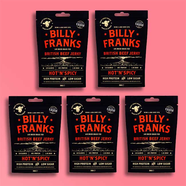 Billy Franks - Beef Jerky - Hot N Spicy