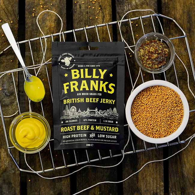 Billy Franks - Beef Jerky - Roast Beef & Mustard