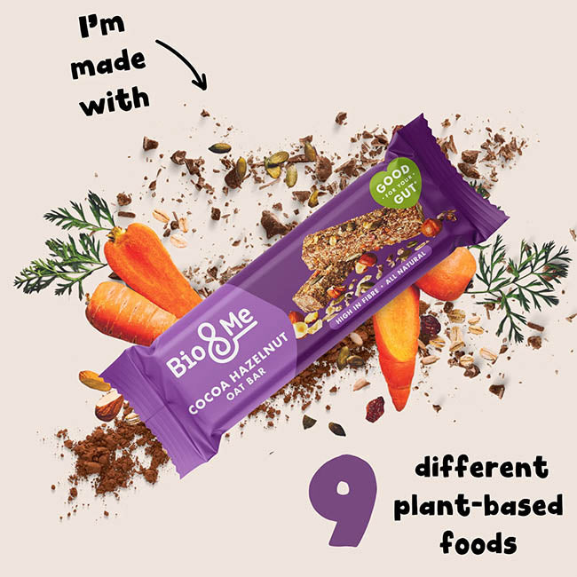 Bio&Me - Flapjack Oat Bar - Cocoa & Hazelnut