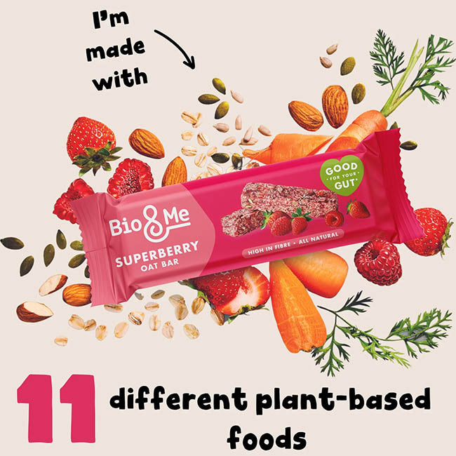 Bio&Me - Flapjack Oat Bar - Super Berry