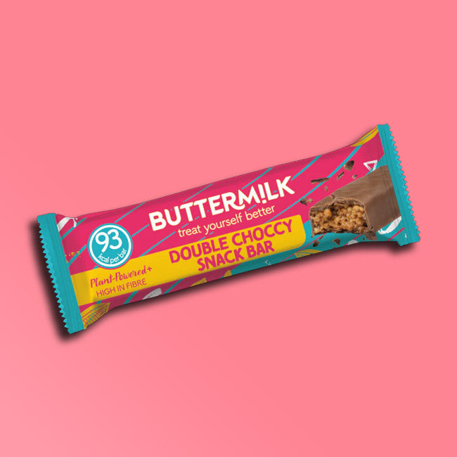 Buttermilk Plant Powered Snack Bar - Double Choccy