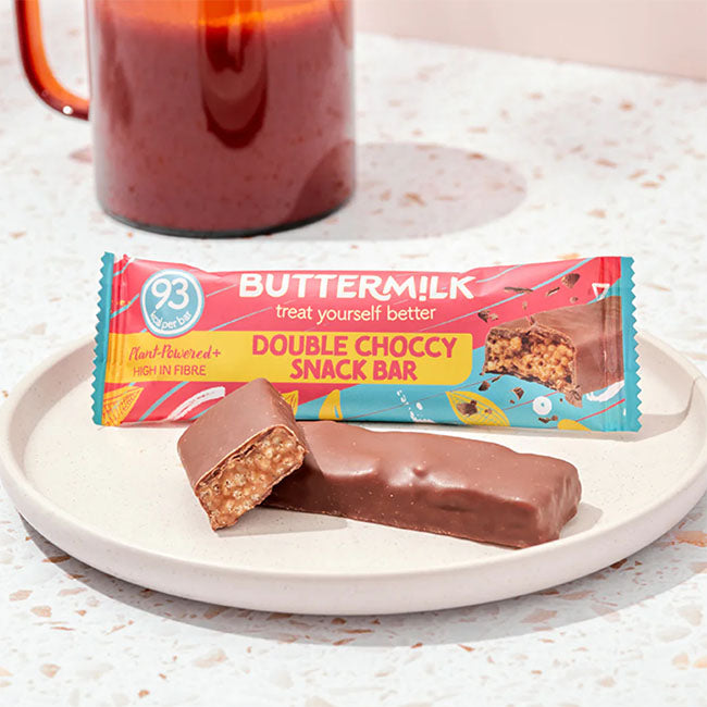 Buttermilk Plant Powered Snack Bar - Double Choccy