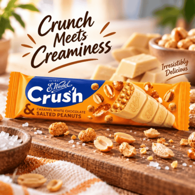 Crush - Caramel Chocolate & Salted Peanuts Bar