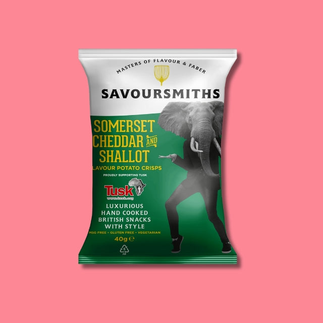 Savoursmiths Crisps - Somerset Cheddar & Shallot