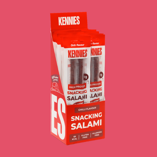 Kennies - High-Protein Salami Snack Sticks - Chilli