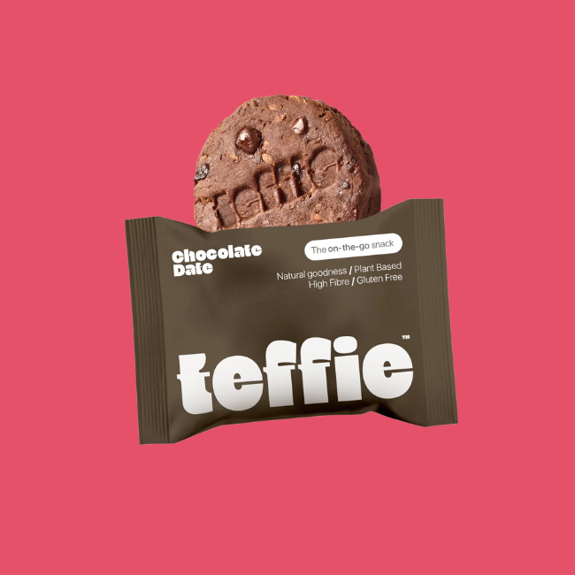 Teffie - All Natural Fibre Cookie - Chocolate Date
