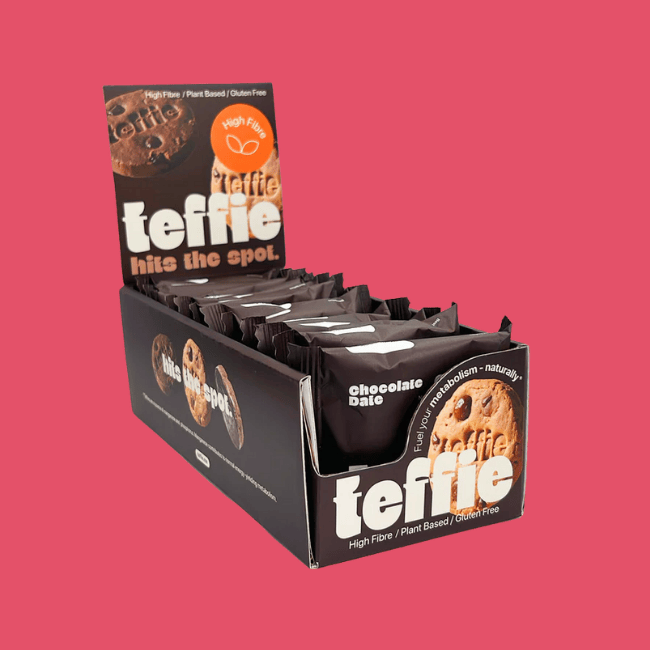 Teffie - All Natural Fibre Cookie - Chocolate Date