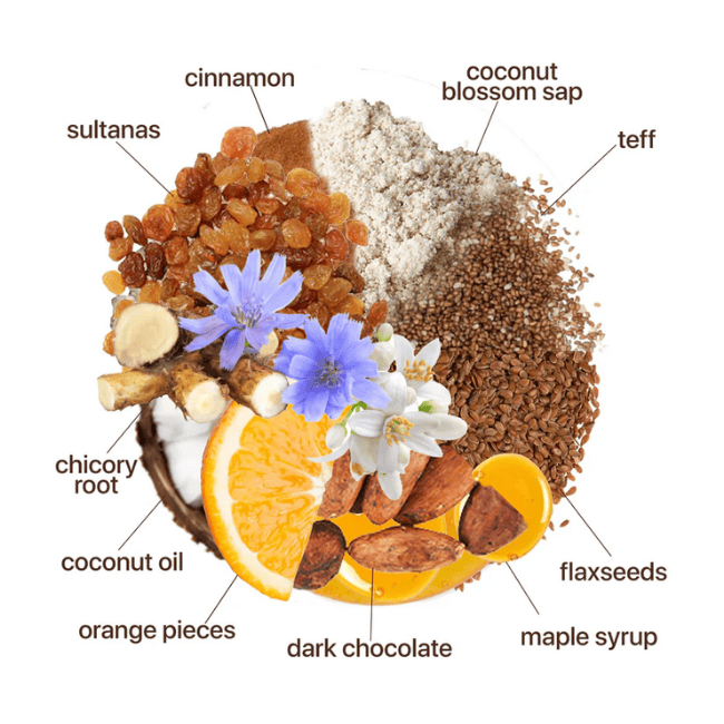 Teffie - All Natural Fibre Cookie - Chocolate Date