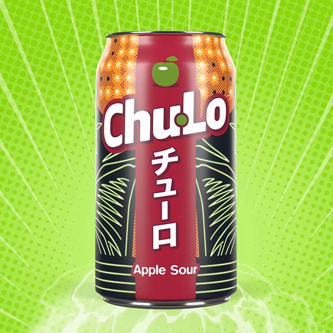 Chu lo - Japanese Style Soft Drink - Apple