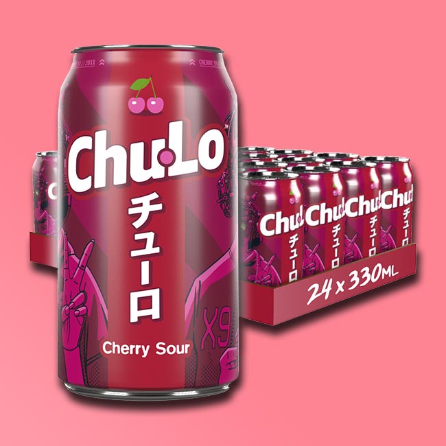 Chu lo - Japanese Style Soft Drink - Cherry
