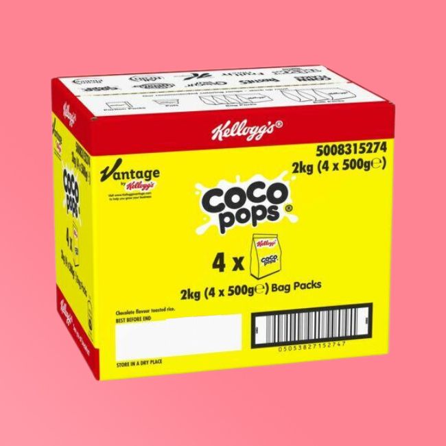 Kellogg's - Bulk Pack - Coco Pops (4 x 500g Bags)
