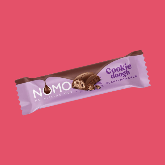 NOMO - Dairy, Gluten, Nut & Egg Free Chocolate Bars - Cookie Dough