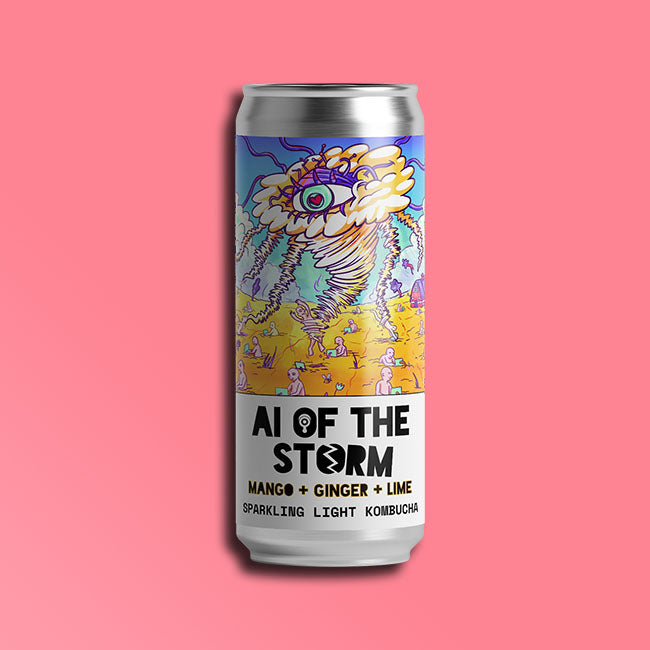 Counter Culture Drinks - Sparkling Light Kombucha - AI of the Storm - Mango, Ginger & Lime