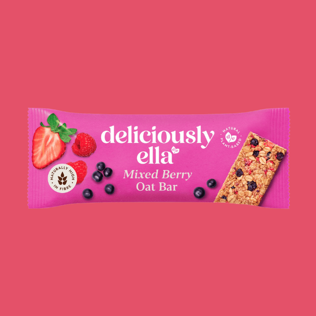 Deliciously Ella - Gluten Free Oat Bar - Mixed Berry