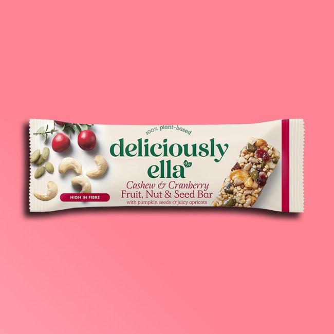 Deliciously Ella - Fruit, Nut & Seed Bar - Cashew & Cranberry