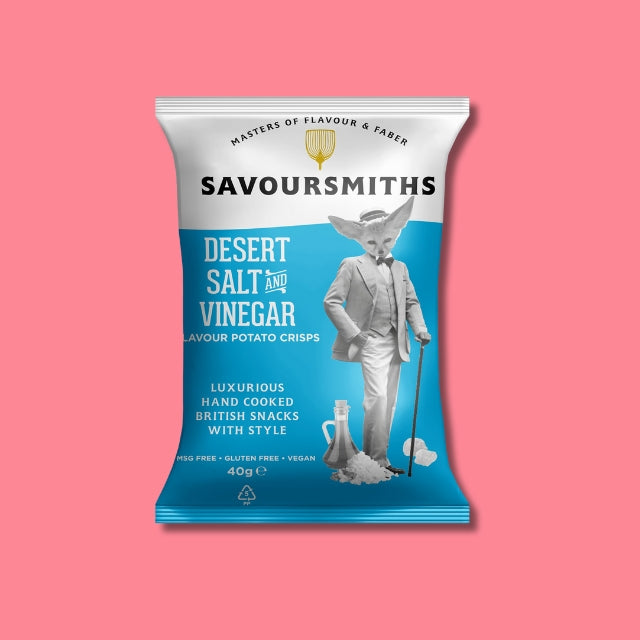 Savoursmiths Crisps - Desert Salt & Vinegar