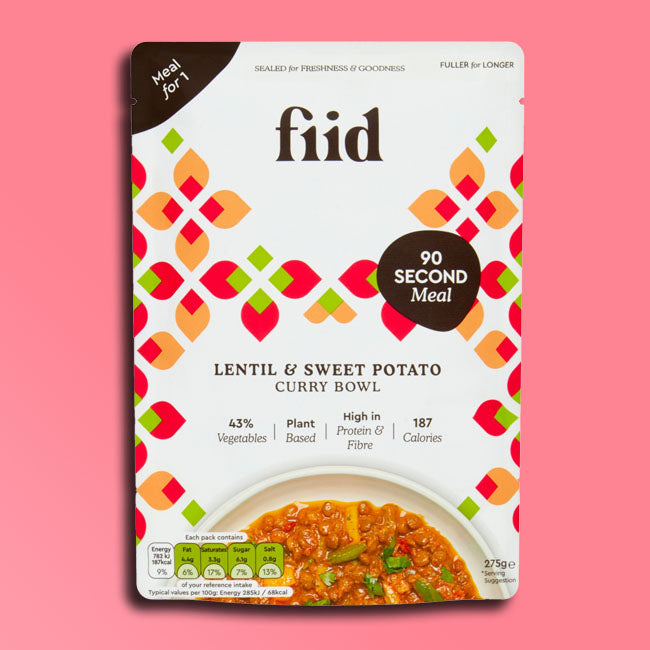 Fiid Meal Pouch - Lentil & Sweet Potato Curry