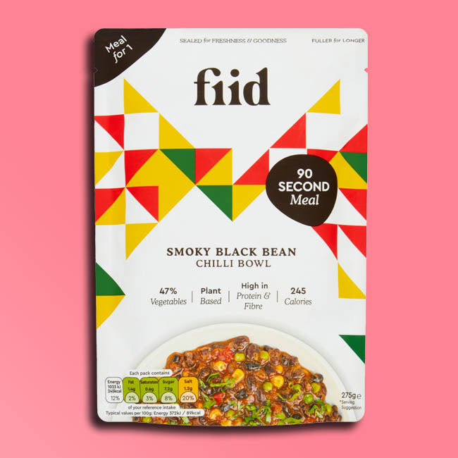 Fiid Meal Pouch - Smoky Black Bean Chilli