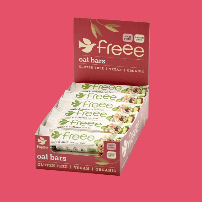 Freee - Gluten & Nut Free Vegan Oat Bars - Apple & Sultana
