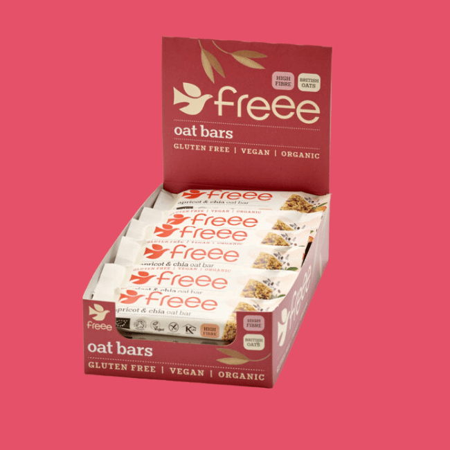 Freee - Gluten & Nut Free Vegan Oat Bars - Apricot & Chia