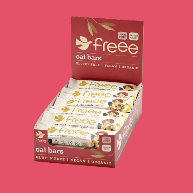 Freee - Gluten & Nut Free Vegan Oat Bars - Banana & Chocolate