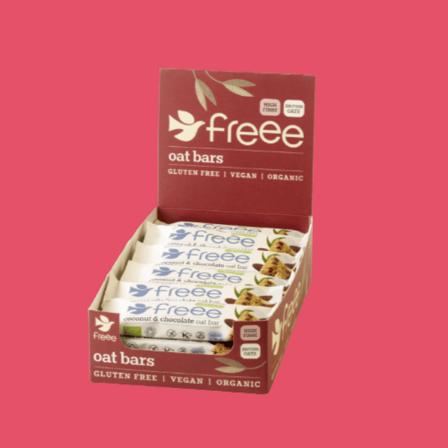 Freee - Gluten & Nut Free Vegan Oat Bars - Coconut & Chocolate