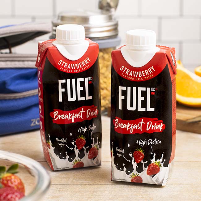 FUEL10K - Protein Breakfast Milk Drink - Strawberry