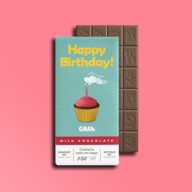 Gnaw Chocolate - Happy Birthday Bar