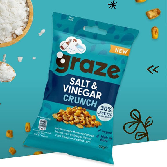 Graze - Snack Packs - Salt & Vinegar Crunch Bag