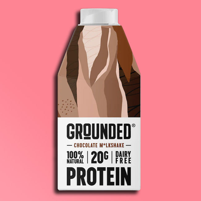 Grounded - Dairy Free Plant Based Protein Shakes - Chocolate — Snackfully