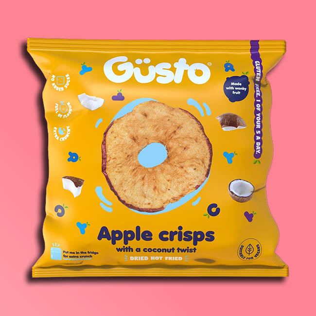 Gusto - Air-dried Apple Crisps - Coconut